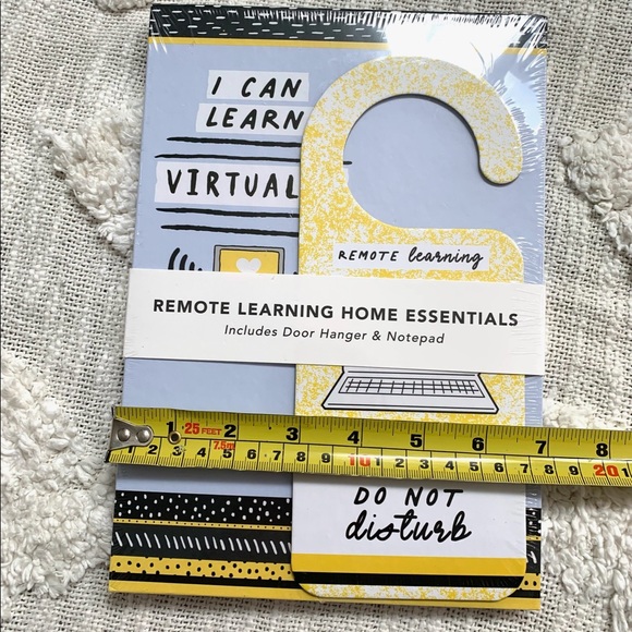 Remote Learning Notebook & DO NOT DISTURB Sign 🤣 - Picture 8 of 9